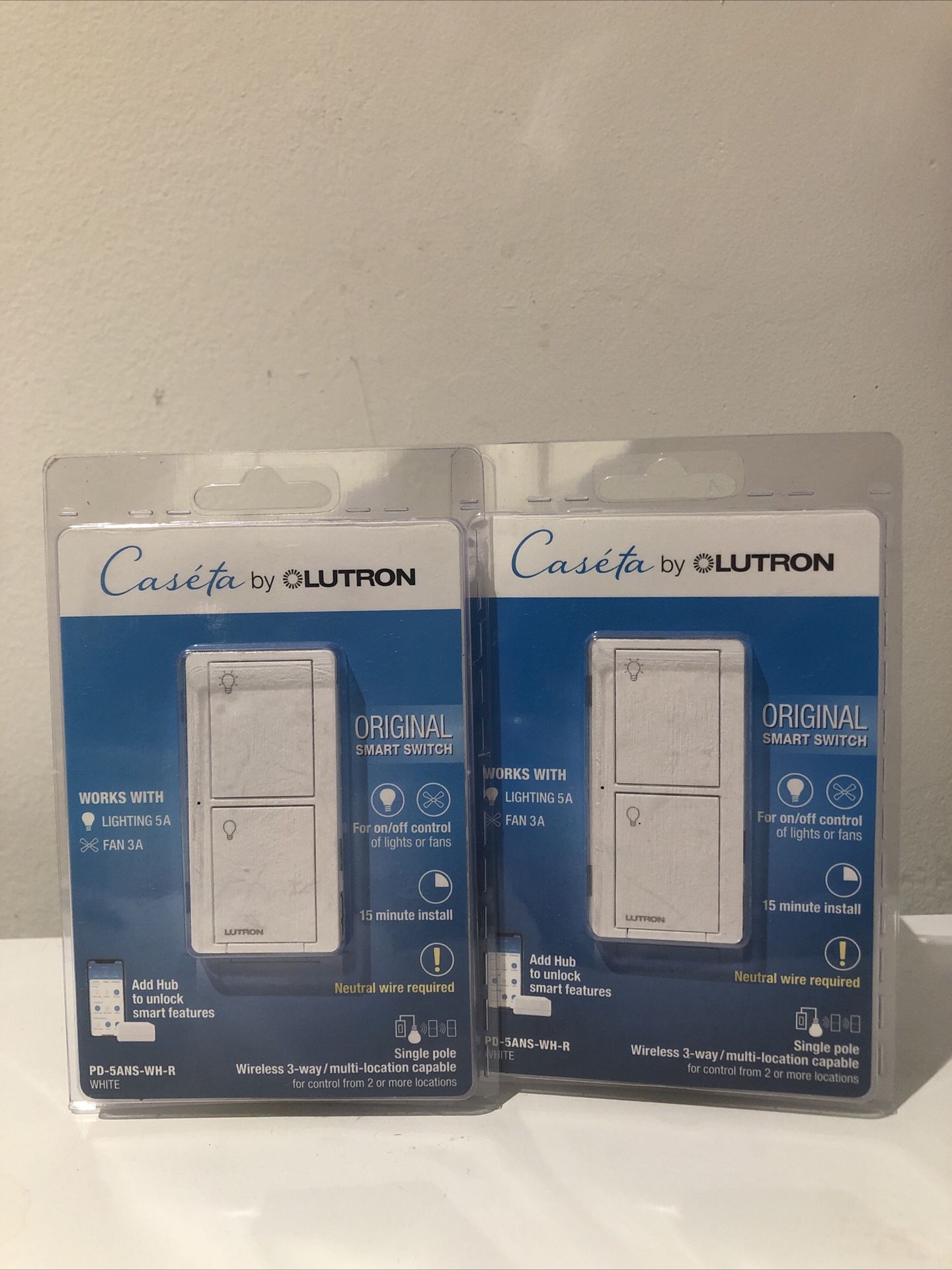 Caseta Smart Light Switch On/Off Control