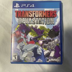 Transformers Devastation for PS4