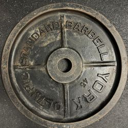 Olympic standard Steel weight plates - York 45# and 35#