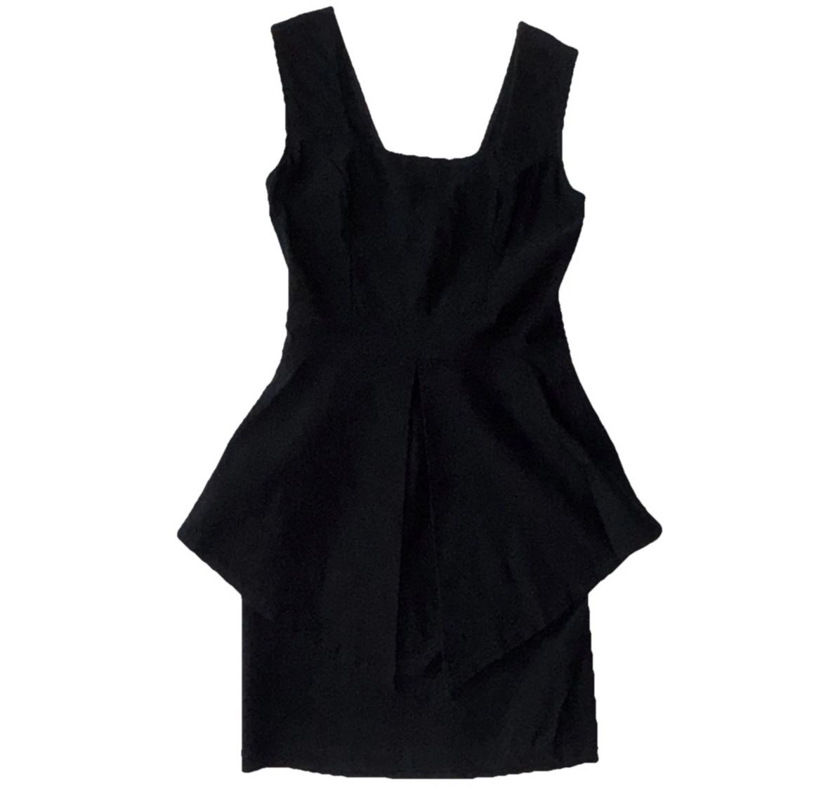 Women’s Black Peplum Dress Size Medium