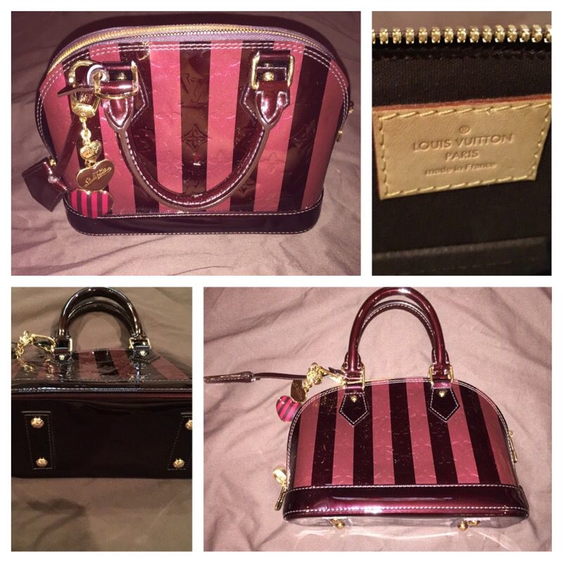 Louis+Vuitton+Alma+BB+Pink+Leather for sale online