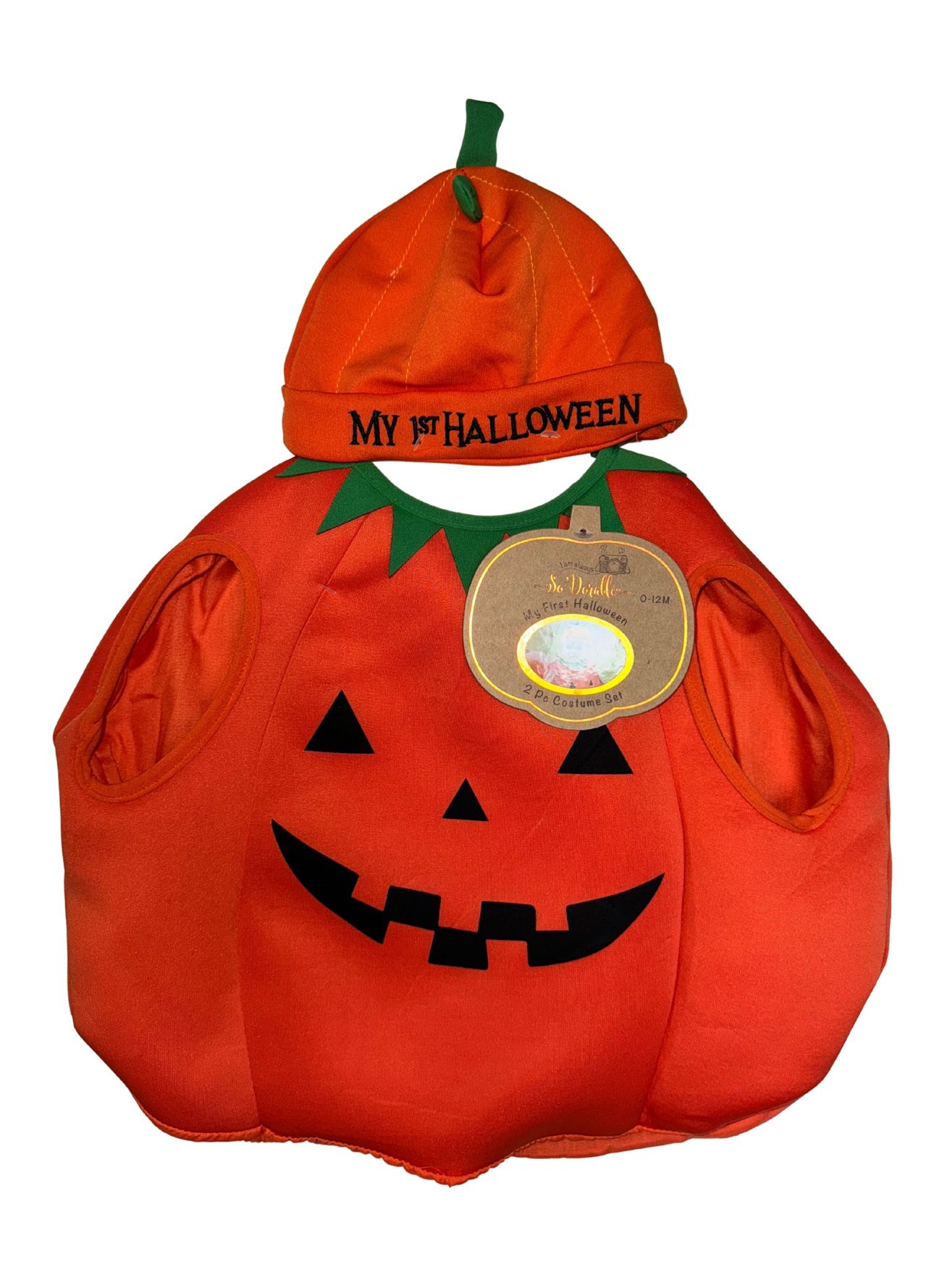My First Halloween Baby Girl Boy Unisex Pumpkin Halloween Costume NEW!!!