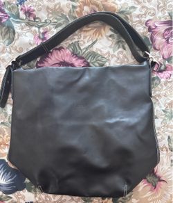 Coach Black Shoulder Bag Zip Closure Silver Hardware Adjustable Detachable Strap