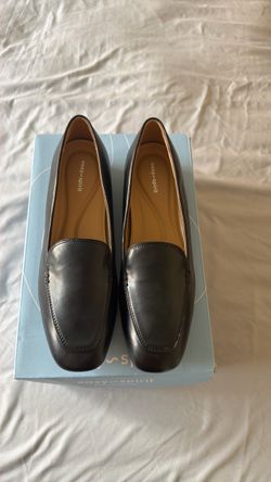 Easy Spirit Black Leather Loafers size 8.5