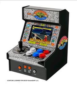 Street Fighter and Dig Dug Mini Arcade Cabinets