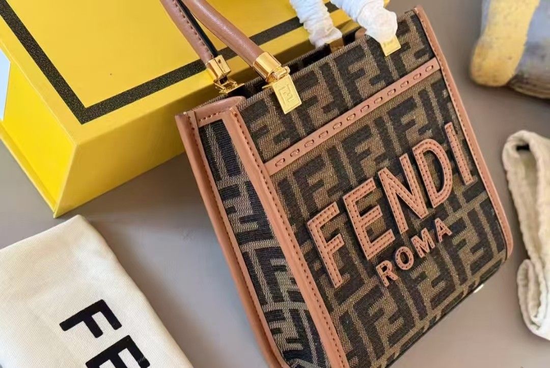 Fendi Sunshine Brown Small Women's Bag