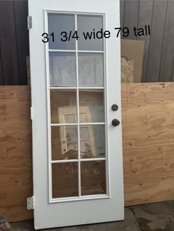 Glass doors