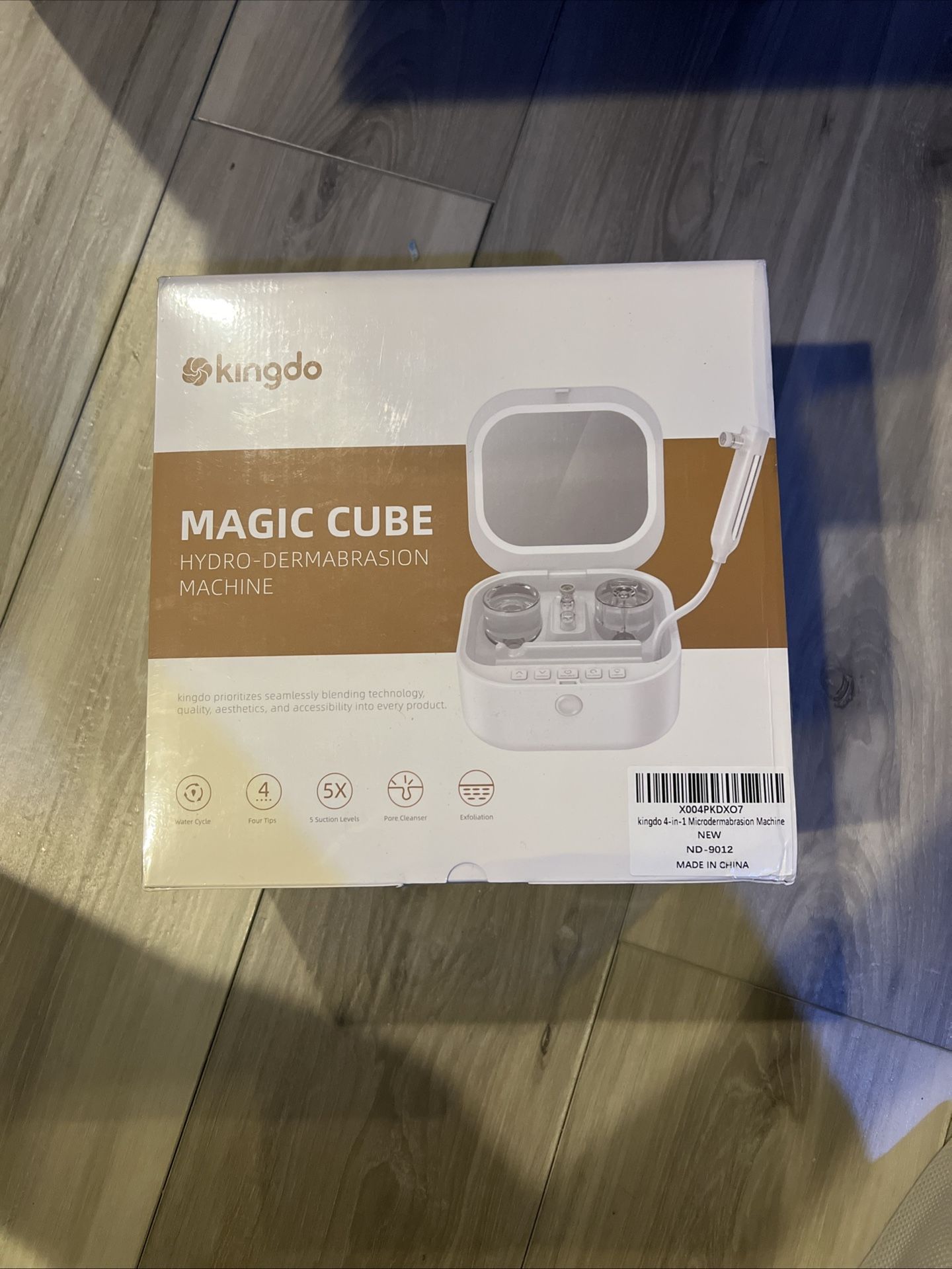 Magic Cube Hydro Dermabrasion Machine Facial Rejuvenating System - Kingdo 4 in 1=0.102 m