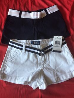 New shorts polo for Girls size 4 T $30 for both