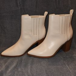 Women's ANKLE BOOTS White Size 9.5