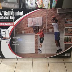 54” wall mount basketball hoop ! Adjustable height 7.5 to 10’ new $150 firm in n Lakeland 