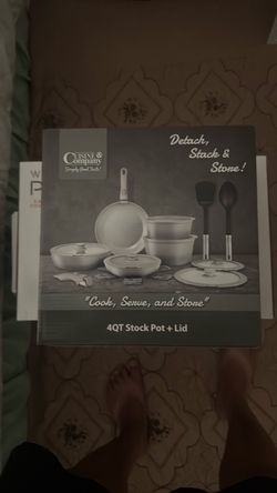 Cuisine & Company 4QT Stock Pot with Lid