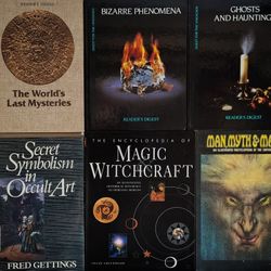 Paranormal Supernatural Hardback BooksLot of 6 from 70s - 90s