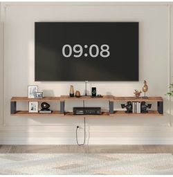 Floating TV stand