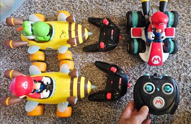 Mario Bumble Carts $10 each. Mario Racing Cart $20