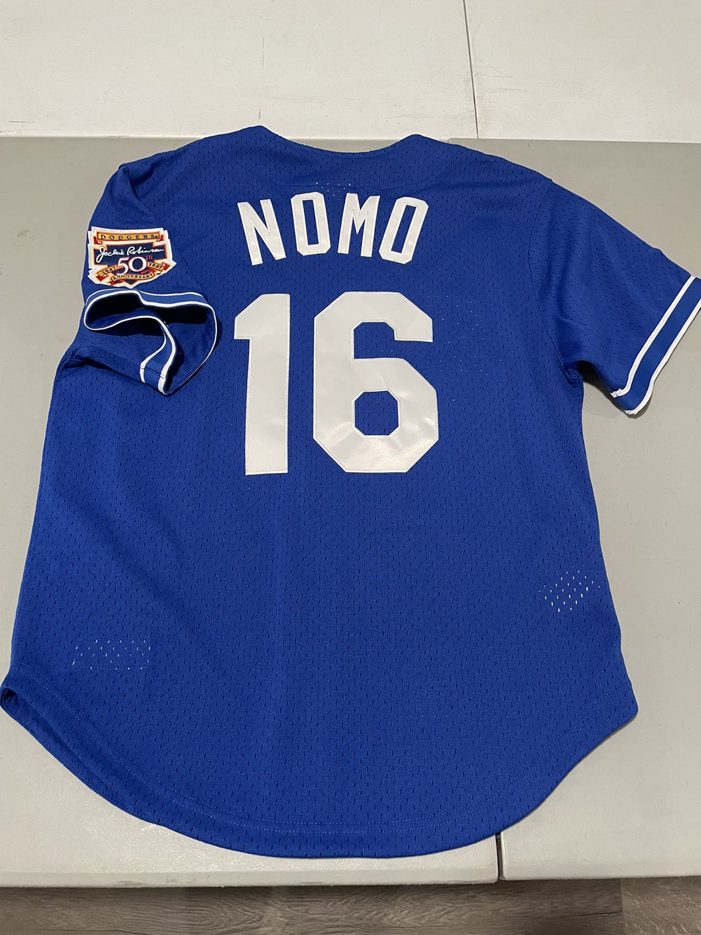 Mlb Mitchell And Ness Authentic Hideo Nomo Los Angeles Dodgers 1997 BP  Jersey Size Mens Small for Sale in City Of Industry, CA - OfferUp