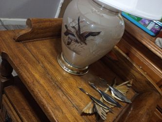 Vintage 1980s Mallard Duck Table