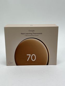 New Google Nest Learning Thermostat 4th Gen Gold W Nest Temperature Sensor G5AJK
