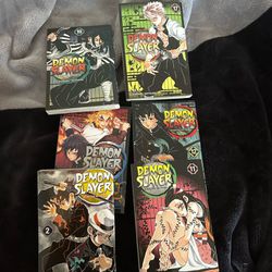 Demon Slayer Manga Volumes And A Silent Voice Set