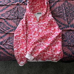 Pink Bape Hoodie