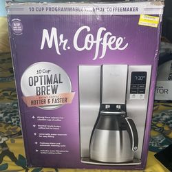 Mr Coffee 10 Cup Coffee Brewer Programmable Thermal Coffeemaker