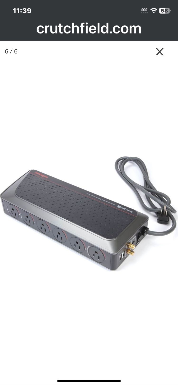Audio quest Power quest 2. Surge Protector