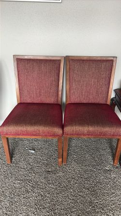 Wooden table chairs