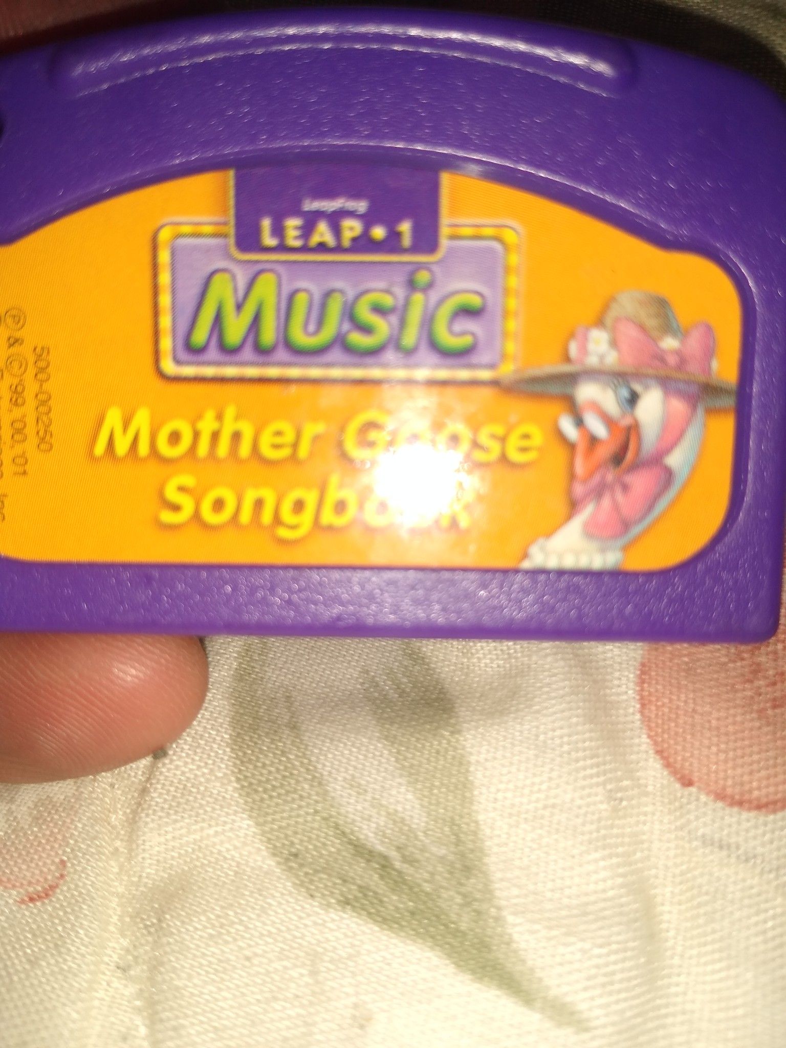 LEAP FROG LEAPPAD LEAP 1 MOTHER GOOSE SONGBOOK LEARNING GAME CARTRIDGE - NICE
