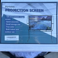 Projector Screen 120 Inch Foldable