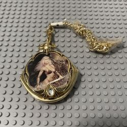 Franklin Mint JULIE BELL APRIL Calendar Girl Knightstone Pocket Watch NEW