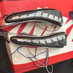 RGB LED Sequential Side Mirror Turn Signal Assemblies.