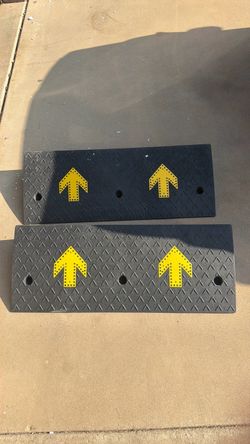 Rubber Speed Bumps Set of 2