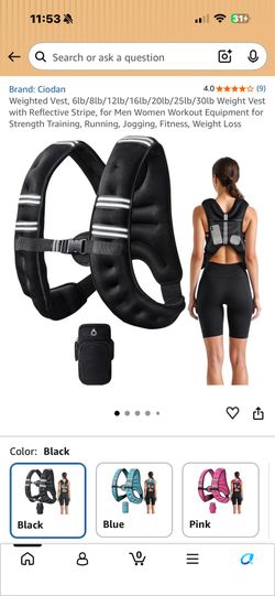 Ciodan Weighted Vest 10LB