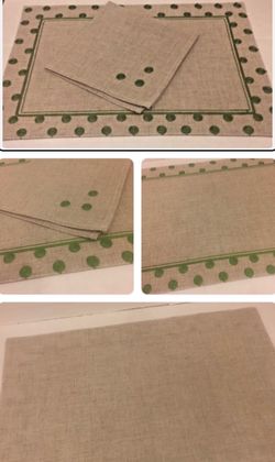 Placemat set/napkins