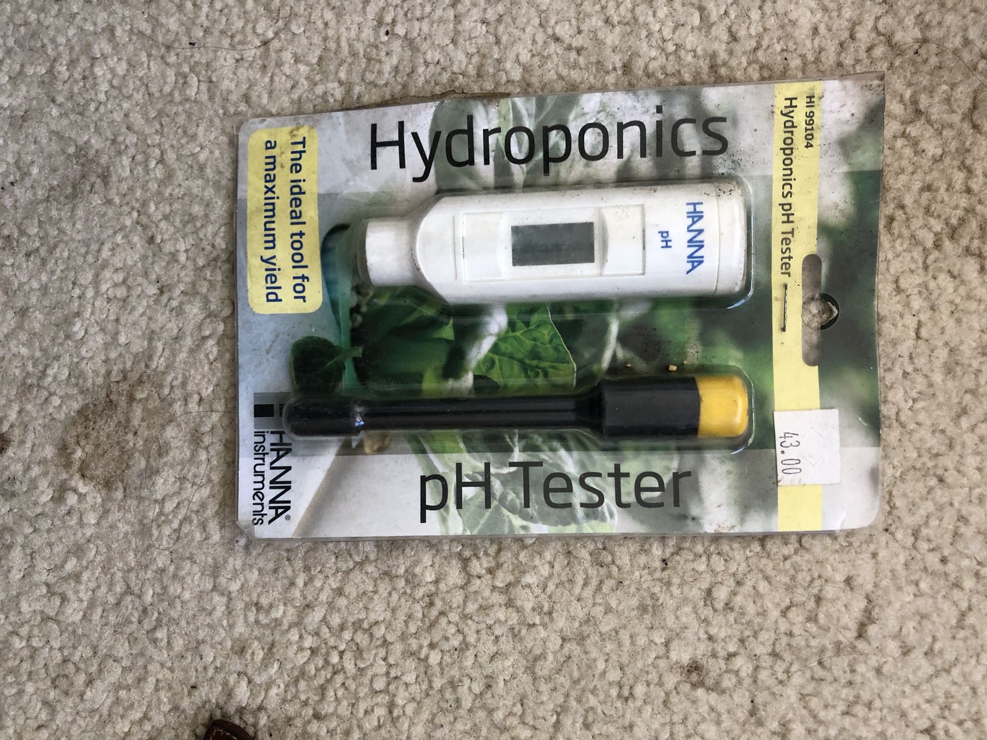 Hydroponics PH Tester Brand New