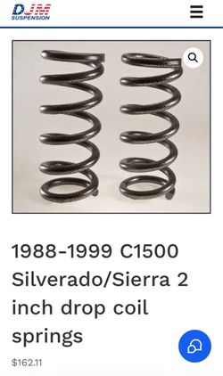 88-98 c1500 OBS Chevy drop springs