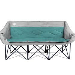 Northroad 3 Person Camping Chair, Oversized Outdoor Lawn Loveseat Chair 900 Lbs, Heavy Duty, Padded Folding Chairs, for Adults, Soccer Chair, w/Cup & 