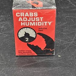 Crabs Adjust Humidity Volume Two Cards Against Humanity Parody New Sealed