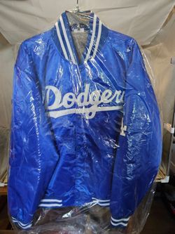 LA Dodgers Satin Snap-Up Bomber Jacket *Vintage* Hill brand $275
