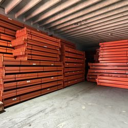 Teardrop Beams Used Pallet Racks Industrial Warehouse Equipment