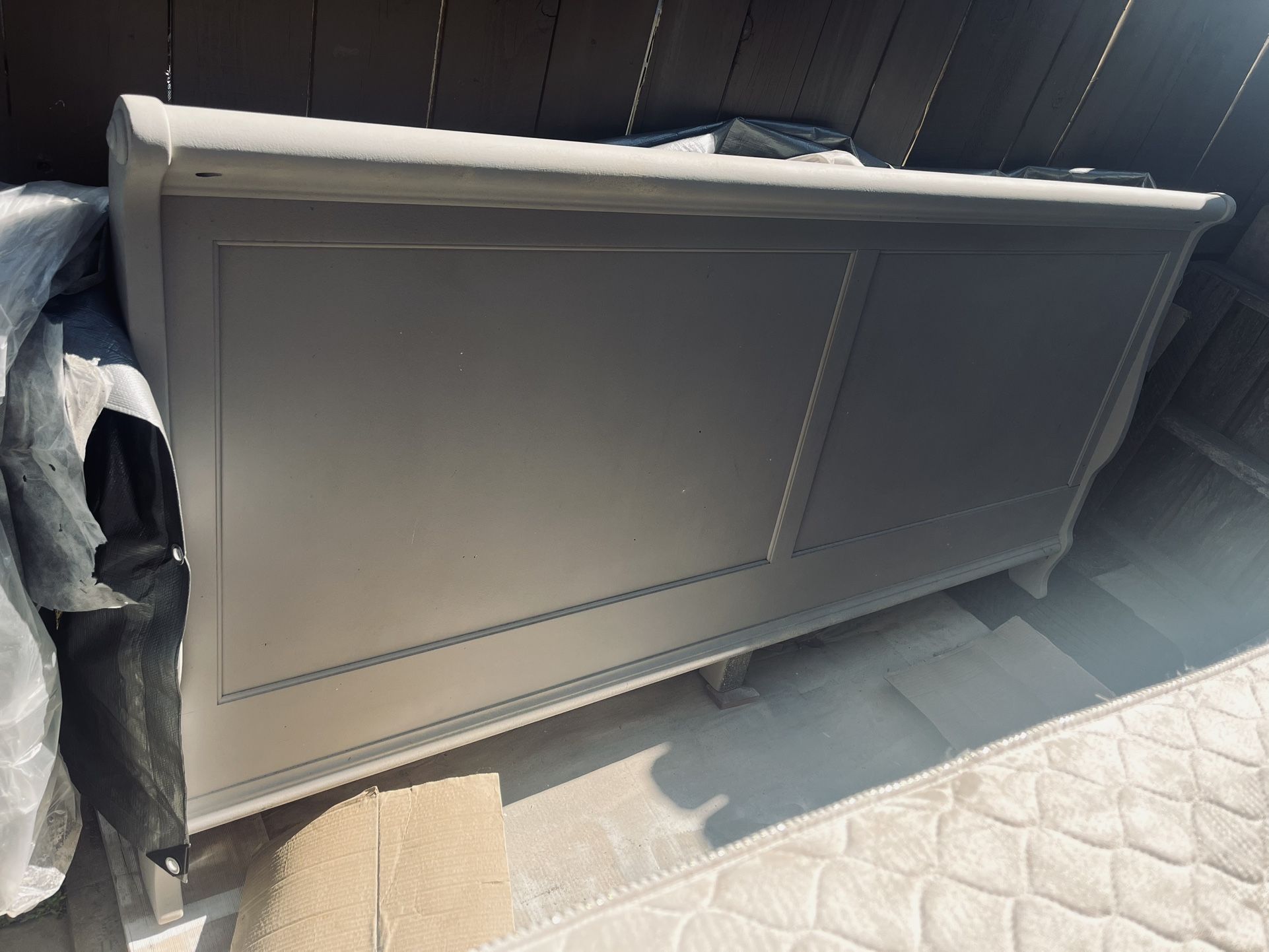 Sleigh Bed Frame For A King