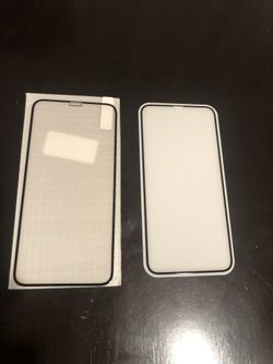 iPhone X and Xr full (AND XS MAX for 2$ more) front glass screen protector