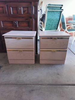 Nightstands..24 by 22..2 Drawers..Set of 2