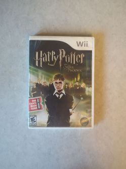 Wii Harry Potter and the order of the Phoenix game