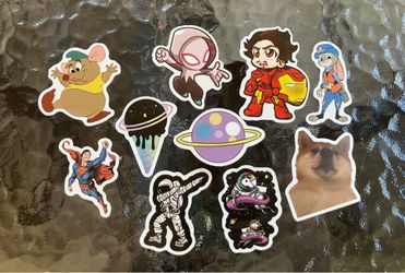 10 pack random sticker bundle