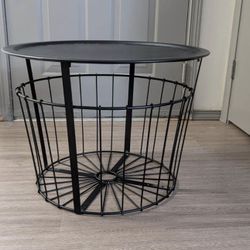 IKEA Black Metal storage Coffee table