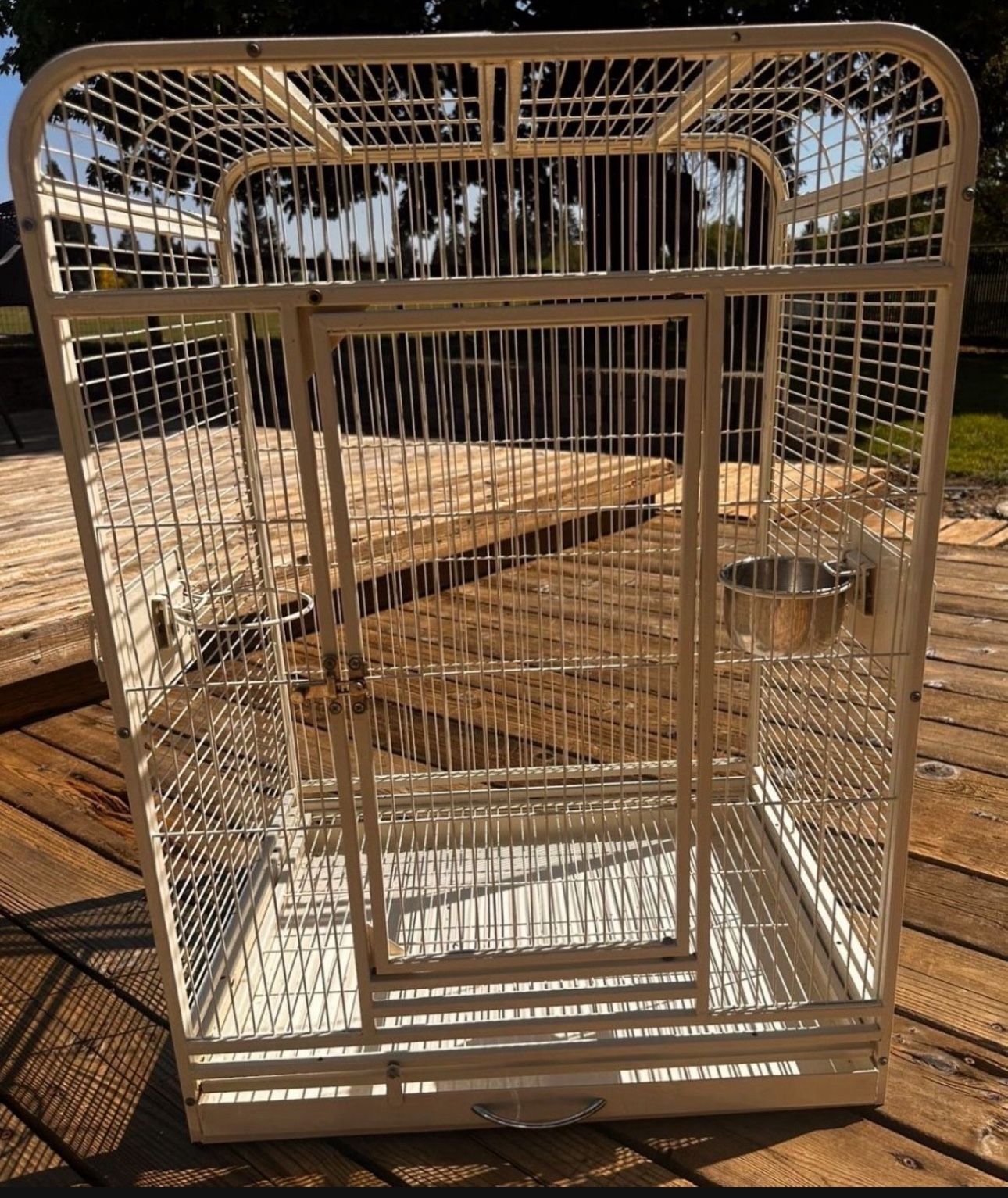 White Bird Cage