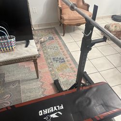 Weight Set Bench Press Squat Rack 