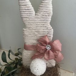 Rope Bunny Decor 