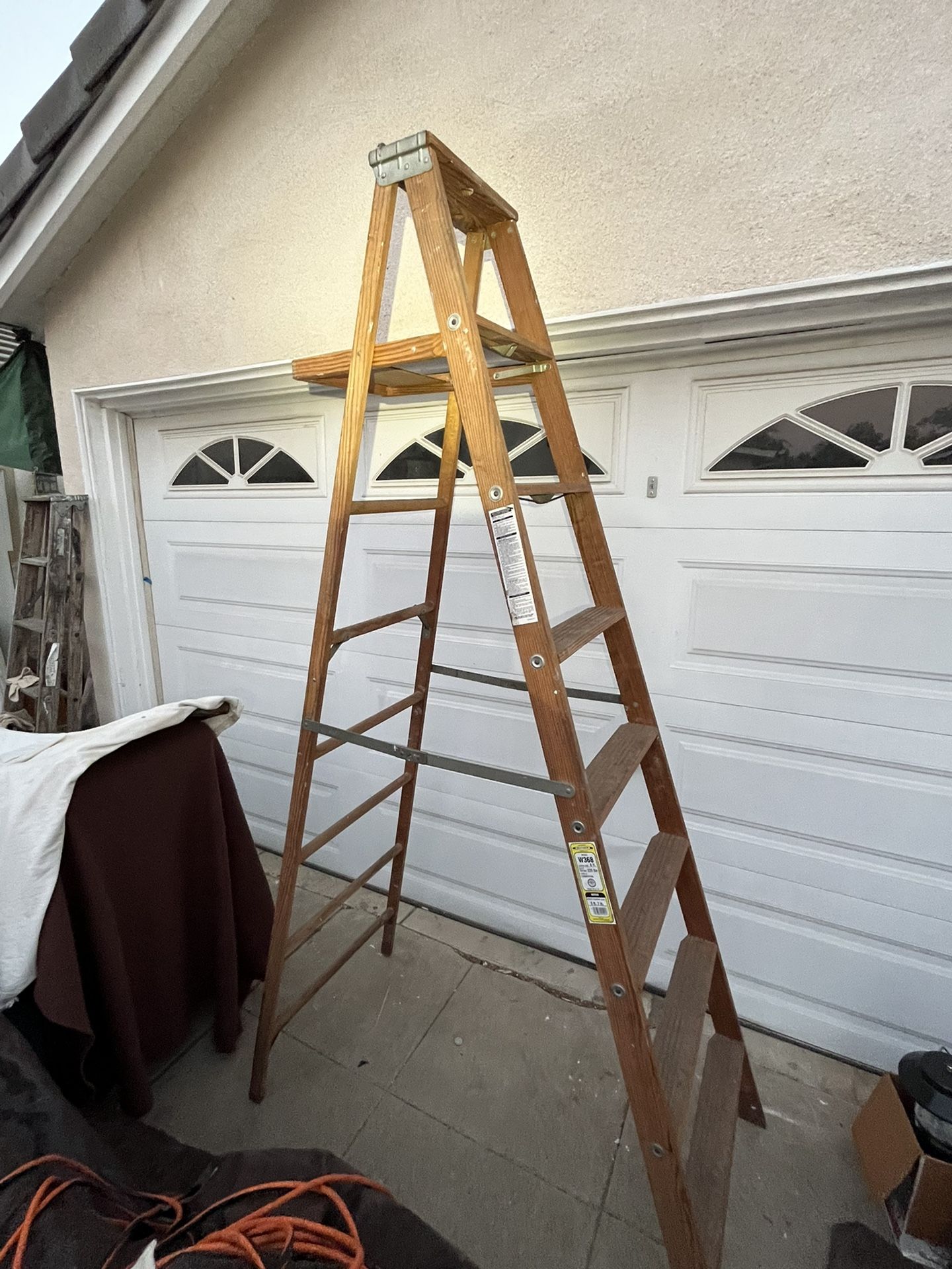 8 Foot Wood Ladder
